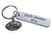 Football Charm Keychain with Custom Engraved Aluminum, Personalized Name For Team Player or Coach