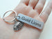 Football Charm Keychain with Custom Engraved Aluminum, Personalized Name For Team Player or Coach
