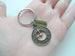 Volunteer Appreciation Gift - "Thank You" Tag & Bronze Clock Charm Keychain with "Thanks for giving us your time!" Card by Jewelry Everyday