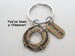 Volunteer Appreciation Gift  - "Thank You" Tag & Bronze Lifesaver Keychain with "You've been a lifesaver!" Card by Jewelry Everyday