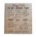 "Things I Do in My Spare Time" with Potted Plants Images Engraved Wood Magnet, Plant Lover's Gift