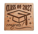Congrats Class of 2027 Wood Magnet, For Graduation Gift