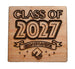 Class of 2027 Graduate Wood Magnet, For Graduation Gift