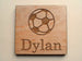 Athlete Wood Magnet with Sport Image and Custom Name Engraved, For Graduate, Team Player or Coach