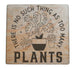 There Is No Such Thing As Too Many Plants Engraved Wood Magnet, Plant Lover Gift