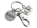 Theatre Masks Keychain with Custom Engraved Disc & clasp, Tragedy & Comedy Charm, Drama Keychain, 2026 Graduation Gift Keychain, Theater Actors Keychain, Theatre Face