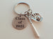 Custom Graduation Class of 2025 Disc Keychain with Baseball Mitt Charm, Personalized Graduate Keychain Gift