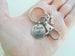 Class of 2025 Keychain with Graduate Scroll Charm & Clasp, Graduation Gift Keychain