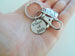 Graduation Gift - Class of Disc Keychain with Find Joy in the Journey Charm & Clasp by Jewelry Everyday