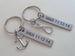 Anchor & Sailor's Knot Keychain Set - You're The Anchor I Tie Onto; Couples Keychain Set by Jewelry Everyday
