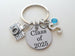 Camera Charm Keychain with Custom Engraved Disc, Photographer Gift