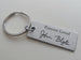 Memorial Gift Keychain, Personalized Laser Engraved Handwriting Keychain, For Father's Day by Jewelry Everyday