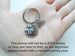 Employee Appreciation Gifts • Penny Keychain with Clover Charm & 2025 Charm by JewelryEveryday with "Lucky to work with you!" Card