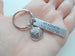 World Globe Keychain - You Mean The World To Me; Couples Keychain by Jewelry Everyday