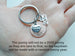 Thank You Charm Layered Over Penny Keychain with 2025 Charm, Employee & Volunteer Appreciation Keychain, Lucky to Work with You!