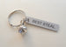 Basketball Keychain and Steel Tag Engraved with "Best Steal" Basketball Fan Keychain Gift by Jewelry Everyday