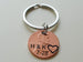 Custom Engraved Penny Keychain, Personalized Lucky Penny Keychain, Anniversary Penny Key Chain