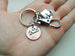 Graduation Penny Keychain with 2025 Charm Over a 2025 Penny, Graduate Cap Charm & Swivel Clasp, Class of 2025 - by Jewelry Everyday