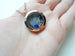 Custom Graduate Circle Floating Charm Locket Necklace, Stainless Steel Locket, Class of 2025 Gift (Rose Gold Plain Edge 25mm Locket)