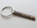 8 Year Anniversary Gift • Personalized Antique Bronze Tag Keychain Custom Engraved by Jewelry Everyday