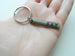 8 Year Anniversary Gift • Personalized Antique Bronze Tag Keychain Custom Engraved by Jewelry Everyday