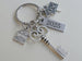 Sold House & Key Charm Keychain, Realtor Keychain, First Home Gift Keychain, New Home Keychain Gift