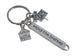 For Sale Sold Sign & House Charm Keychain with "Enjoy the Journey" Tag, Realtor or First Time Home Buyer Key Chain