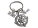 Custom Graduation Compass Charm Keychain with 2025 or 2026 Charm & Graduate Scroll Charm, Class of 2025 Personalized Initial Option, For Graduate Keychain Gift