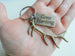Bronze Deer Antler Charm Keychain with Gone Hunting Engraved Tag, Hunters Keychain Gift by Jewelry Everyday