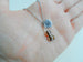 Violin / Viola Charm Necklace with Engraved Initial Disc Charm, Musician or Music Teacher Gift