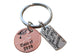Custom Engraved Graduation Penny Keychain with Engraved Graduate Cap & "Class of 2026" with Find Joy in the Journey Charm, Graduate Keychain