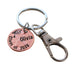 Custom "Class of 2026" & Cap Engraved Penny Keychain with Clasp, Personalized Option by Jewelry Everyday