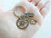 Bronze Eye Glasses Charm, Gear Charm & Thank You Charm Keychain, Optician or Eye Center Staff