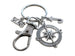 Good Luck on the Path Ahead of You Compass Charm Keychain 2026 Charm & Clasp, Graduation Gift Keychain