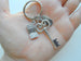 Bank Employee Appreciation Gift Keychain; Key Charm, Money Bill Charm Keychain with Thank You Charm; Credit Union Staff Gift, Coworker Gift, Work Team Gift