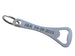 Stainless Steel Bottle Opener Keychain with Custom Engraving; Couples Anniversary Keychain