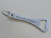 Stainless Steel Bottle Opener Keychain with Custom Engraving; Couples Anniversary Keychain