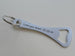 Stainless Steel Bottle Opener Keychain with Custom Engraving; Couples Anniversary Keychain