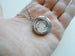 Custom Graduate Circle Floating Charm Stainless Steel  Locket Necklace with Custom Engraved Disc, Class of 2026 Gift (Crystal Edge 25mm Locket)