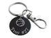 Basketball Charm Keychain with Custom Engraved Black Aluminum Disc with Clasp, For Graduate, School Team Player or Coach Gift by JewelryEveryday (Copy)