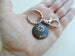 Basketball Charm Keychain with Custom Engraved Black Aluminum Disc with Clasp, For Graduate, School Team Player or Coach Gift by JewelryEveryday (Copy)