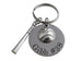 Baseball & Bat Charm Keychain with Custom Engraved Disc, Personalized For Softball or Baseball Player or Coach by JewelryEveryday