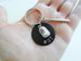 Baseball Cap & Bat Charm Keychain with Custom Engraved Black Aluminum Disc, Personalized For Softball or Baseball Player or Coach by JewelryEveryday
