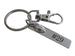 Football Charm Keychain with Custom Engraved Tag & Clasp, Personalized For Team Player or Coach by JewelryEveryday