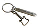 Bronze Guitar Charm Keychain with "Enjoy the Journey" Tag, Musician or Music Teacher Keychain by JewelryEveryday