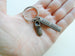 Cross Country Charm Keychain with Bronze Running Shoe Charm and Custom Engraved Tag by JewelryEveryday
