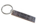 Custom Engraved Antiqued Bronze Tag Keychain, 8 Year Anniversary or 19 Year Anniversary Gift, Personalized Key Chain