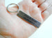 Custom Engraved Antiqued Bronze Tag Keychain, 8 Year Anniversary or 19 Year Anniversary Gift, Personalized Key Chain