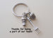 Coffee and Muffin Keychain, Coffee Shop Employee Appreciation Gift, Gift for Coffeehouse Staff, Coffee Shop Team Gift, Thank You Gift by Jewelry Everyday