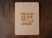 Coach Appreciation Gift • Wood Clipboard Engraved with "Proud to be a Coach" by JewelryEveryday